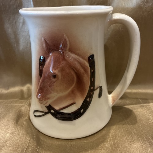 Vintage Equine Horse Expressions  Large Coffee Mug 3D
