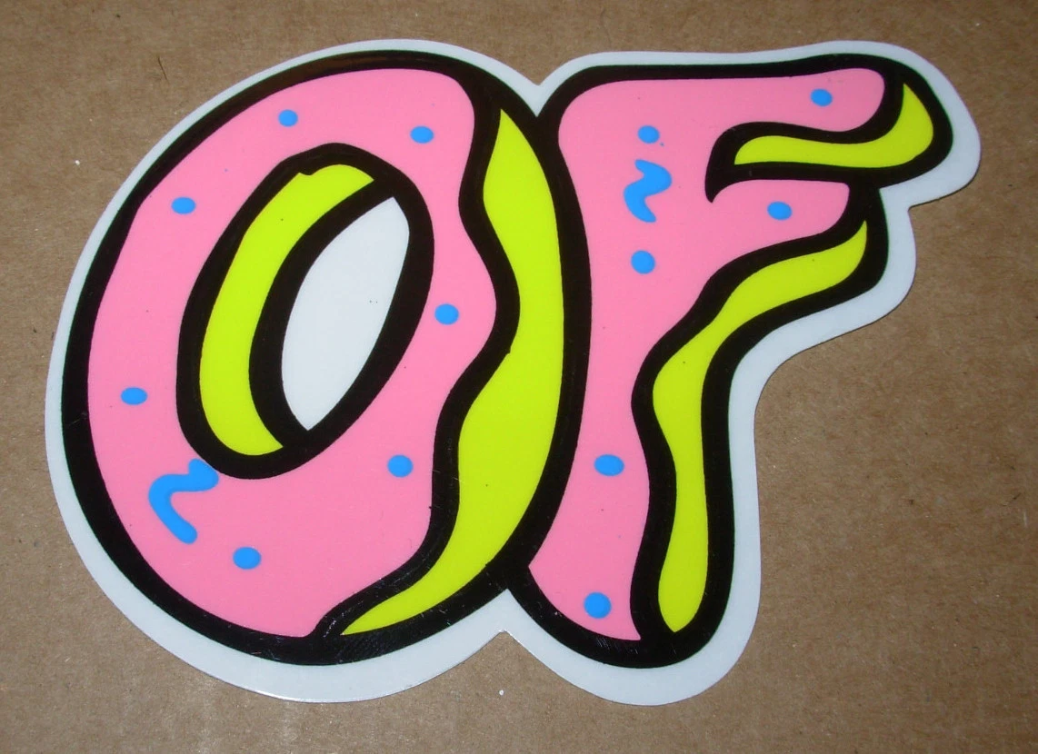 ODD FUTURE OFWGKTA Sticker DONUT OF BAND LOGO decal New TYLER THE CREATOR |  eBay