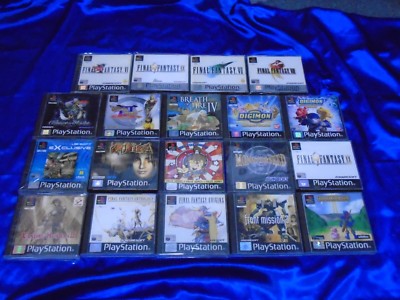 PS1 RPG Role Playing GAMES Boxed With Manual Make Your