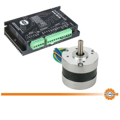 1Axis Brushless DC Motor 24VDC 3000RPM 34W 47mm 57BL02 for CNC Medical Equipment
