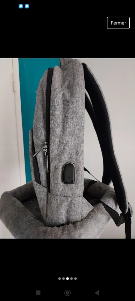 sac à dos ordinateur - Photo 3/4