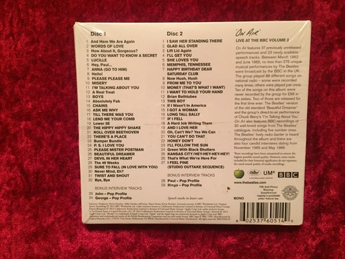 THE BEATLES On Air-Live at The BBC Band 2 VERSIEGELT SELTENE EINSÄTZE NUR EINE BEI EBAY - Bild 2 von 2