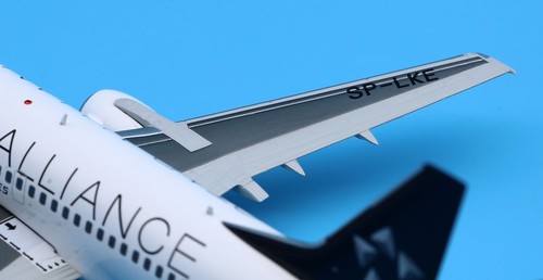 LOTE JC Wings 1:200 Polish Airlines Boeing B737-500 Diecast Aircraft Modelo SP-LKE - Imagen 11 de 14