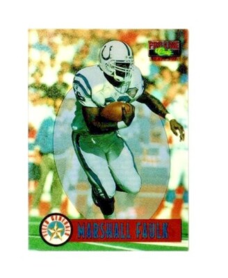 1995 Classic Pro Line Field Generals MARSHALL FAULK #G1    /1700     [Mint] QTY