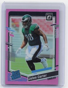 2023 Donruss Optic #281 Jalen Carter Pink