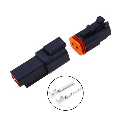 6 Sets 2-Pin Way 14AWG Car Motorcycle Male Female Electrical Wire Connector Plug - Bild 4 von 12