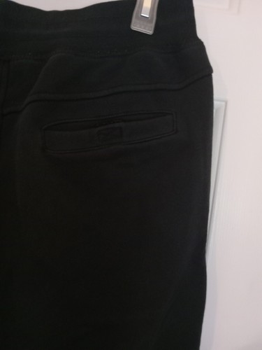 staple pigeon Black Paint Design sweatpants Missing Drawstring Zip Ankle Wear - Picture 12 of 19