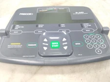 Precor 9.35i Treadmill Upper Console Membrane Display Panel Overlay 48604-101
