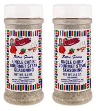 Bolner's Fiesta Uncle Chris' Gourmet Steak Seasoning, 5.5 Ounce (2 Pack)