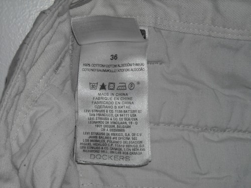Dockers Cargo Shorts, Men's 36", Relaxed Fit, Tan, 100% Cotton, Good Condition - Picture 6 of 6