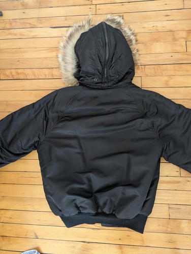 Spiewak Golden Fleece Black N2B Jacket Size 40 Flight Parka Made in USA - Picture 2 of 6