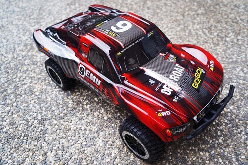 Remo hobby 9EMU 4X4 Brushless 1/10 4WD RTR Short Course Truck —NOT Traxxas SLASH - Picture 2 of 9