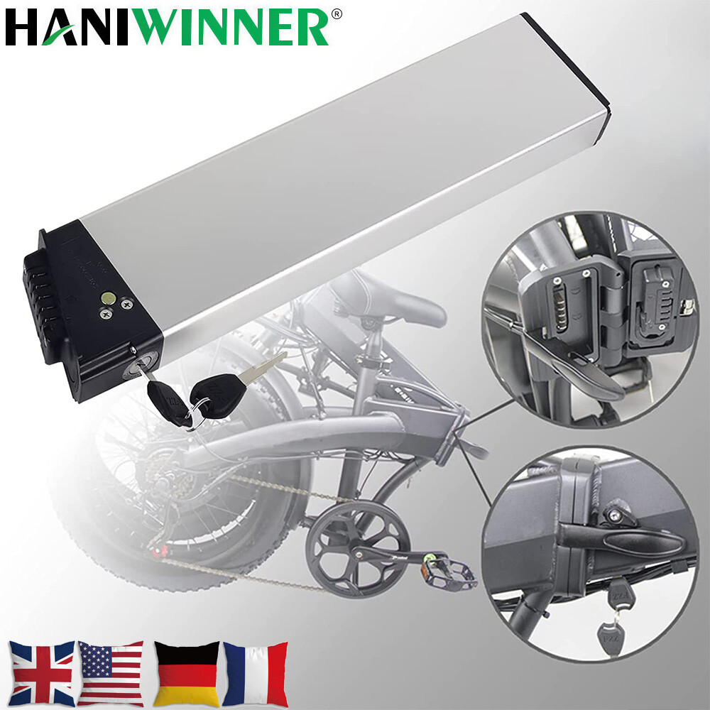 Zusammenklappbare E-Bike Fahrrad Pedelec Akku 48V 10AH Li-Ion Batterie mit BMS