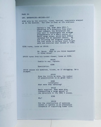 Lot of 3 STAR TREK Un-produced Lost Episode TV Scripts (1967, 1969) - REPRINT - Picture 19 of 22