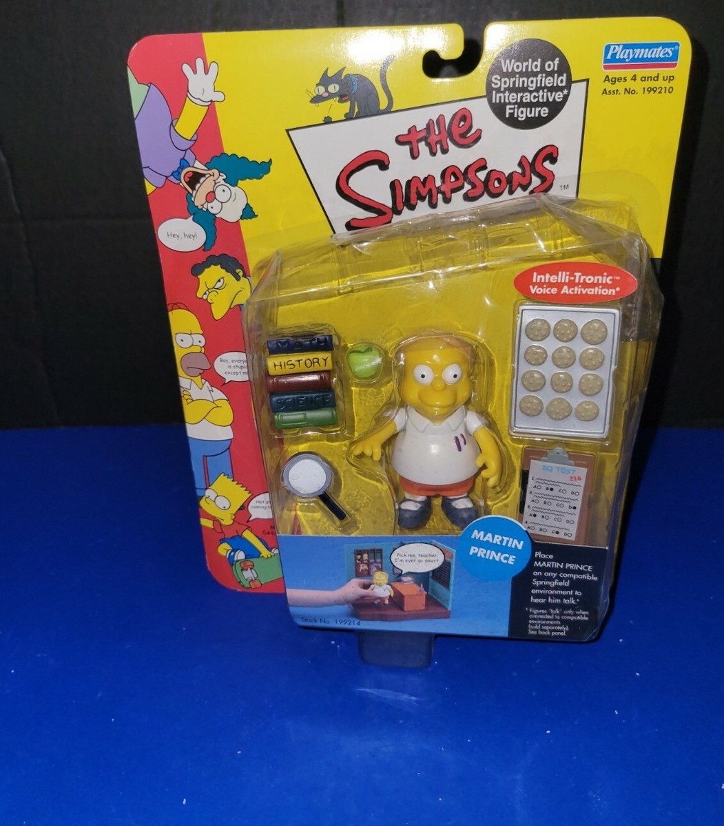 Figurine The Simpsons Playmates – Martin Prince Série 5, Neuve Sous Blister
