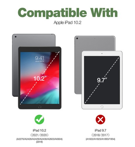 Dexnor Case for iPad 9th/ 8th/ 7th Generation 10.2'',with Pen Holder Heavy Duty - Bild 26 von 48