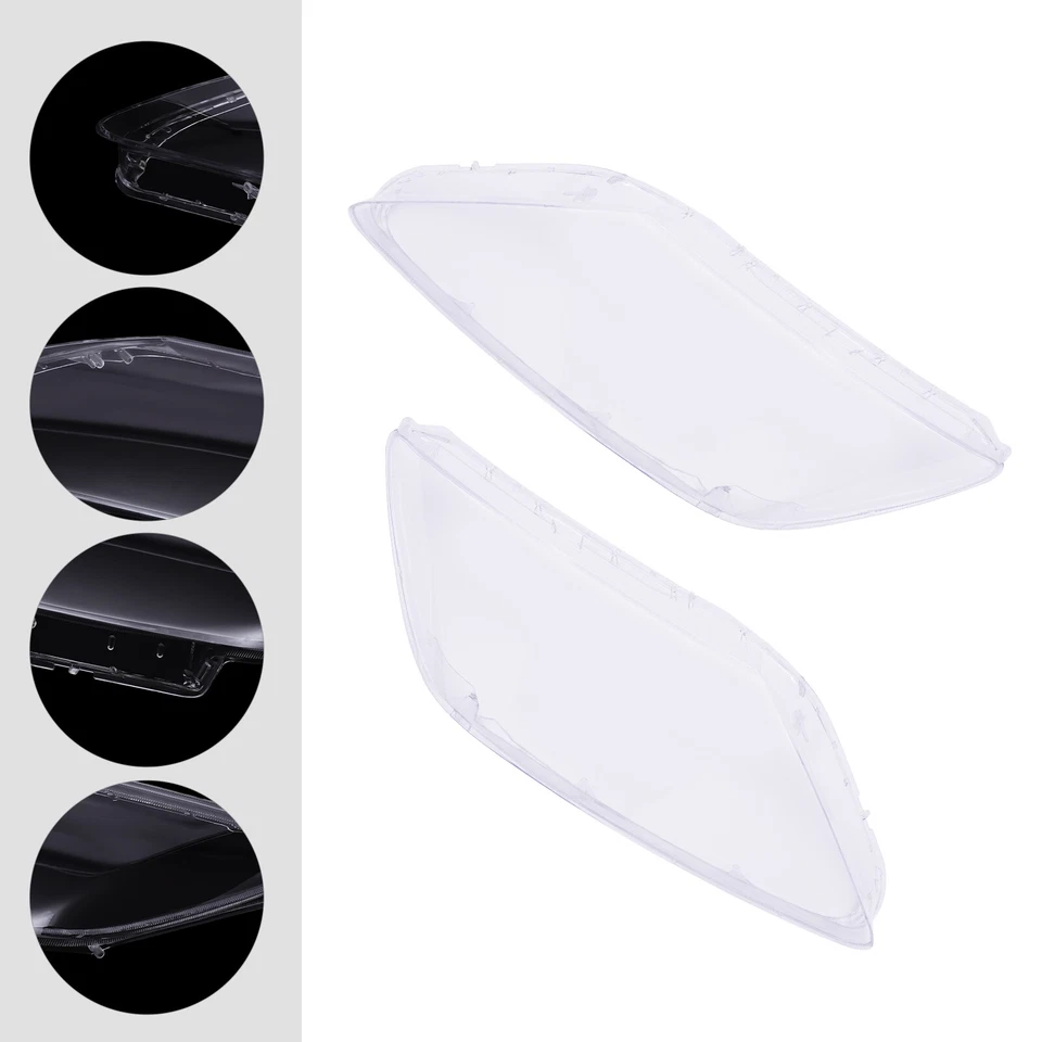 For 2007-2012 Mazda CX-7 Headlight Clear Lens Cover Replacement Left+Right Side Foto 3 de 4