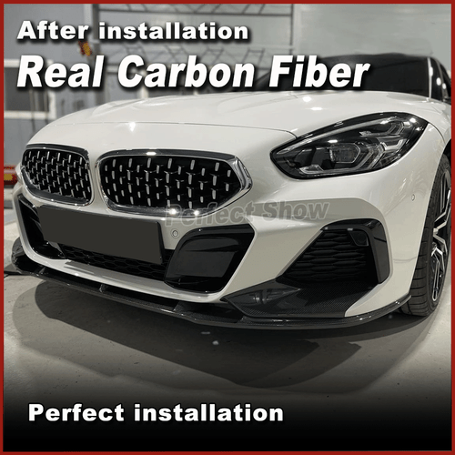 Alerón delantero de carbono alerón labio delantero se adapta a BMW Z4 G29 M40i paquete M 2019-20 - Imagen 4 de 12