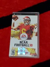 NCAA Football 10 (Sony PSP, 2009) TESTED Complete WORKING CIB