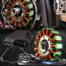 eMUSA OE Magneto Coil Stator+Voltage Rectifier+Gasket Assy.09-14 YZFR1 14B-81410