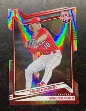 2022 Elite Extra Edition Prime Numbers C Die-Cut Walter Ford 49/197 Mariners