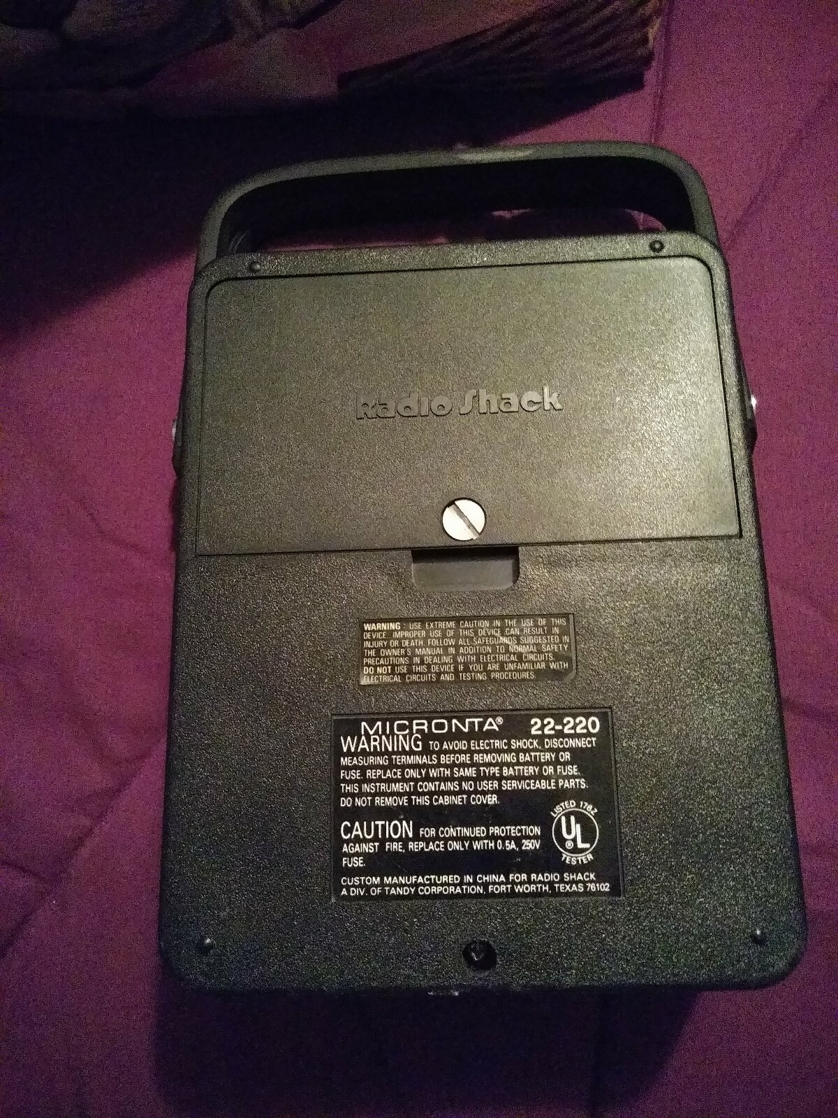 Micronta Tandy 22-220 FET Meter Multitester No Leads for sale online | eBay