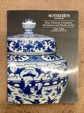 CHINESE Decorative Works of Art Ceramics Furniture SOTHEBY'S 1993 Han Ming Jade
