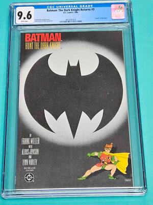 CGC 9.6 Near MINT+ BATMAN THE DARK KNIGHT RETURNS # 3 ~Possible 9.8 ~KEY Miller