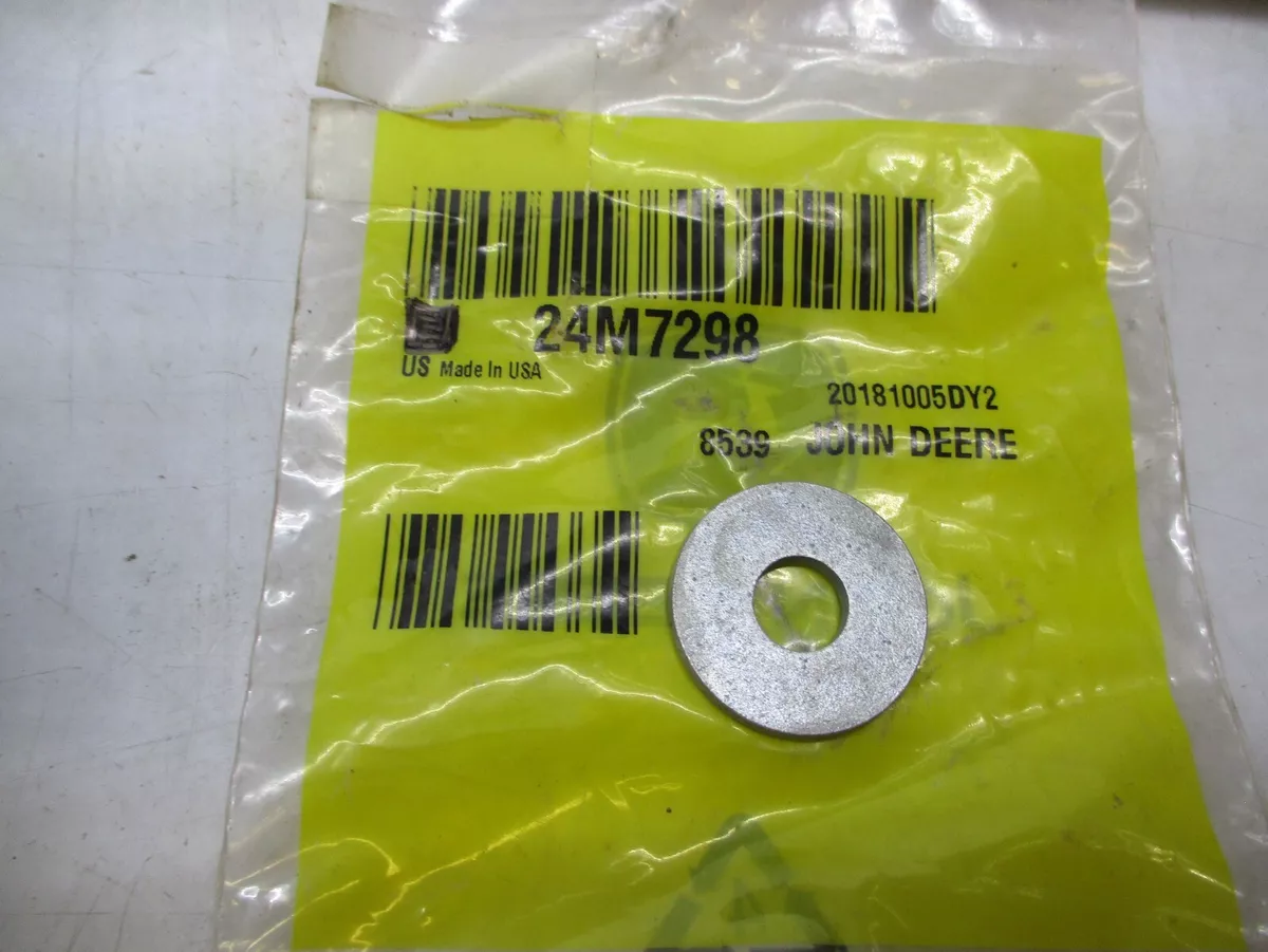OEM JOHN DEERE METALLIC ROUND HOLE WASHER 24M7298 QTY-1 | eBay