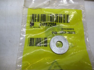 OEM JOHN DEERE METALLIC ROUND HOLE WASHER 24M7298 QTY-1 | eBay 