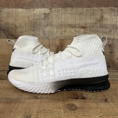 Under Armour Project Rock Mens Size 9 White Training Shoes UA