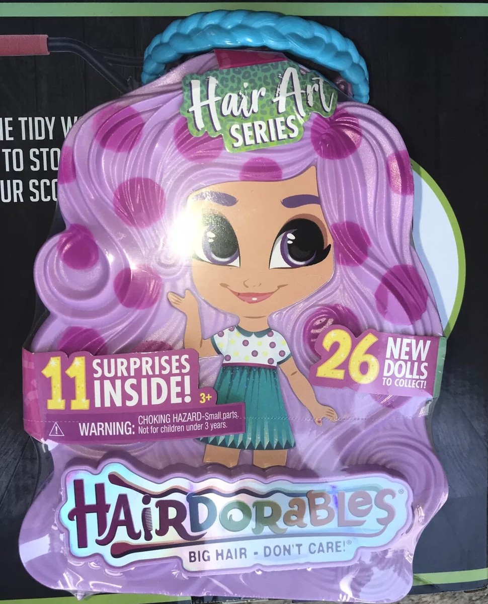 Hairdorables Hair Art Series Peace Big Hair Don't Care 