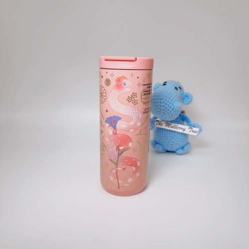 š2025 Starbucks Lunare Cinese Capodanno del Serpente Bicchiere e Tazza Set 2 Pezzi - Foto 10 di 14