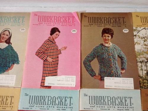 Lot of 10 Workbasket And Home Arts Dec 1967 - Sep 1968 Vol 33 vintage - Picture 5 of 12