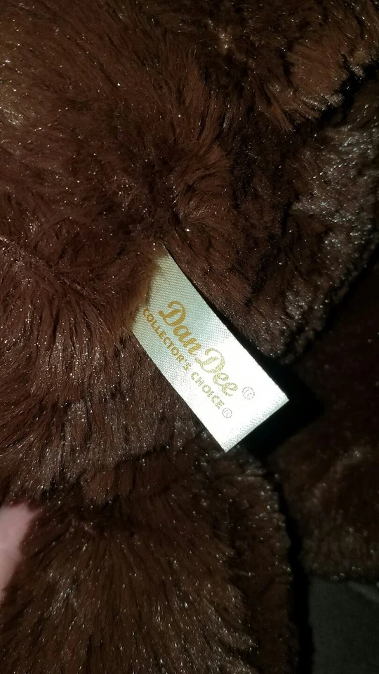 Dan Dee Bordado Conejito Conejo Peluche Marrón Suffed Animal Juguete Pascua Grande 19" Foto 4 de 4