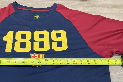 FC Barcelona 1899 Navy Training Jersey Poly Shirt Size Large NWT - Picture 7 of 9