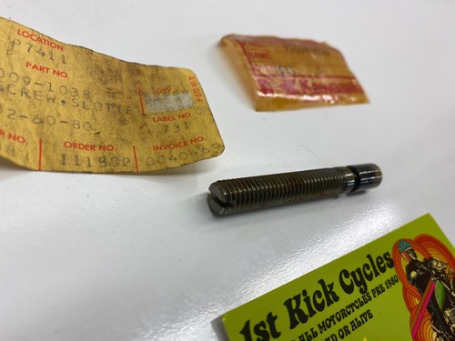 NOS KAWASAKI KZ1300 CLUTCH 1979-82 SLOTTED SCREW 92009-1038 OEM - Imagen 5 de 5