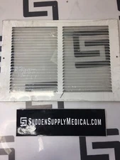 HART & COOLEY 650 SERIES STEEL RETURN AIR GRILLE 12 08 W #043118 White 2 Screws