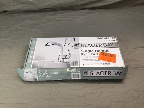 Glacier Bay Dunning Pull Out Laundry Faucet w/ Dual Spray Chrome 1005409732 - Picture 15 of 22