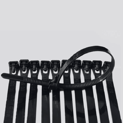 100Pcs Releasable/Reusable Cable Ties Premium Nylon Plastic Strong Zip Ties Wrap - Picture 9 of 9