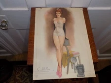 Vintage Esquire Fritz Willis Pin Up on Paper