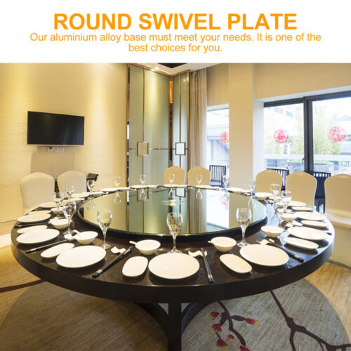 Swivel Base Aluminum Alloy Turntable Bearing 360 Degree Rotating Round Plate - Picture 4 of 12