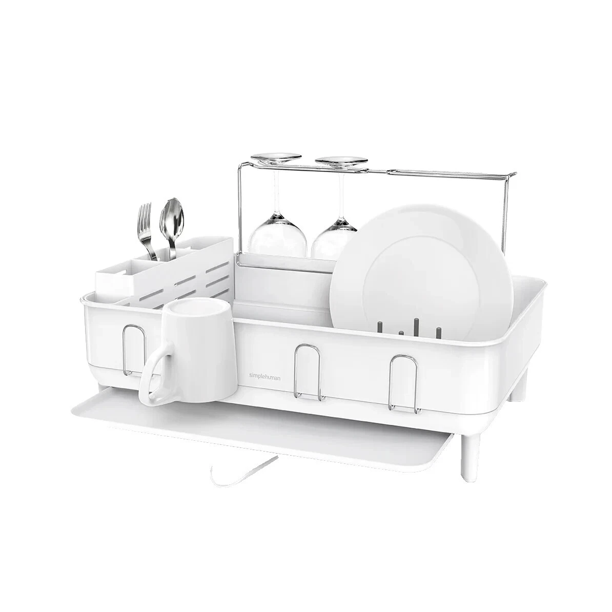 Simplehuman cocina de acero inoxidable para secado Bastidores