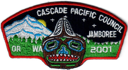 x2001 BSA Scout NATIONAL JAMBOREE JSP Cascade Conseil du Pacifique troupe de requins 805 - Photo 1 sur 2