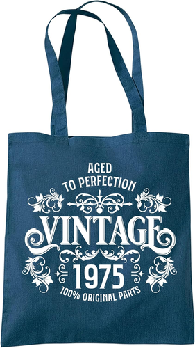 Tragetasche Zum 50. Geburtstag Für Frauen, Vintage 1974, 50. Geburtstag, 50. Geb