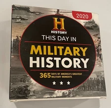 Sourcebooks History Channel-This Day in Military History 2020 Desk Calendar NEW