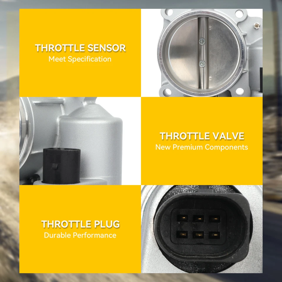 Conjunto de carrocería del acelerador para BMW E46 325Ci 325i 325xi E60 525i X3 Z3 Z4 2001-2006 Foto 4 de 4