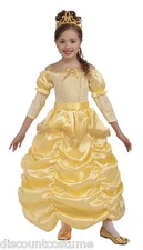 FORUM BEAUTY PRINCESS BELLE CHILD HALLOWEEN COSTUME SIZE MEDIUM 67571