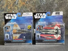 Star Wars Micro Galaxy Squadron MARROK’S Fiend Fighter CHASE + Darth Maul CHASE