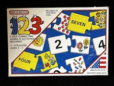 1, 2, 3 Counting Mix And Match 28 Pair Puzzle Set